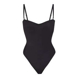SKIMS Contour Lift Straight Neck Bodysuit Onyx